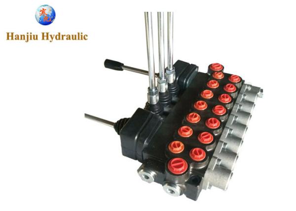 O controle hidráulico 7 ergue com alavanca 45 da plataforma de Monoblock de controle litros de padrão Bulgaaria da válvula 7sects