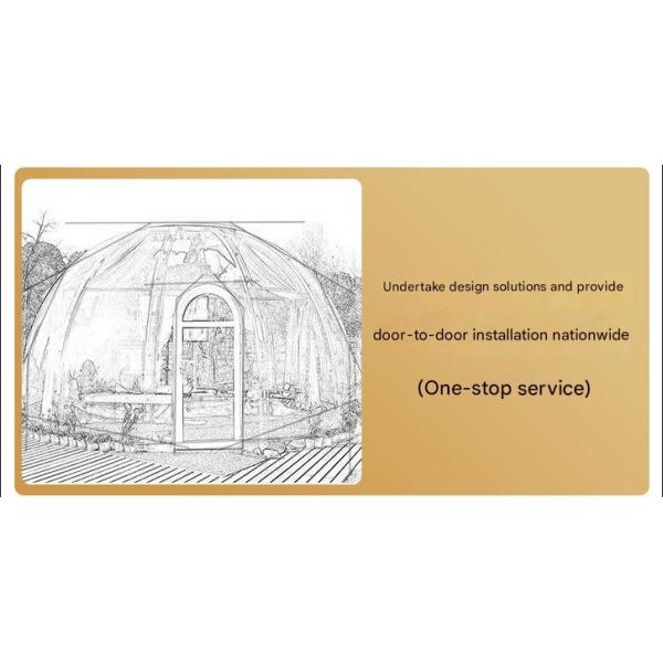 PC Outdoor Bubble House Combination for Camping Hotel Homestay Bar and Transparent Yurt Tent