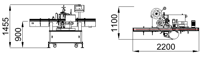 Agro, fine chemical, fertilizer oil round bottle labeling machine