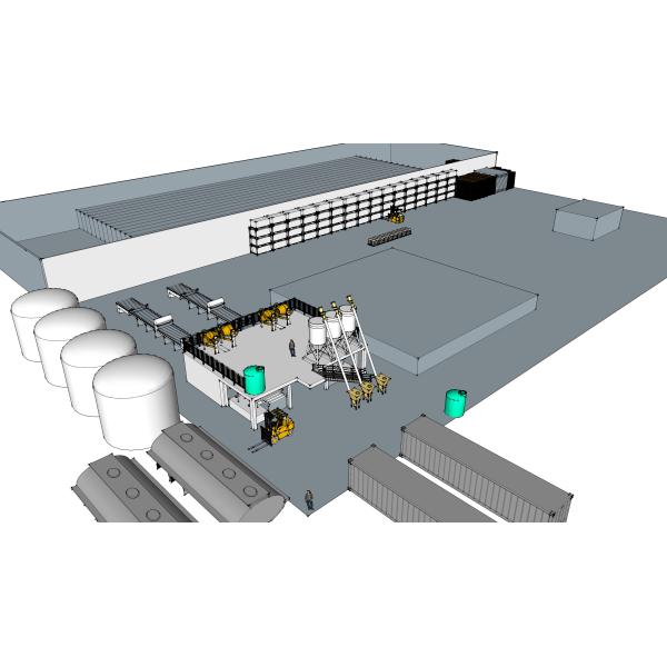 Máquina semi automática del tablero del Mgo de la paja del trigo, equipo durable del panel de pared
