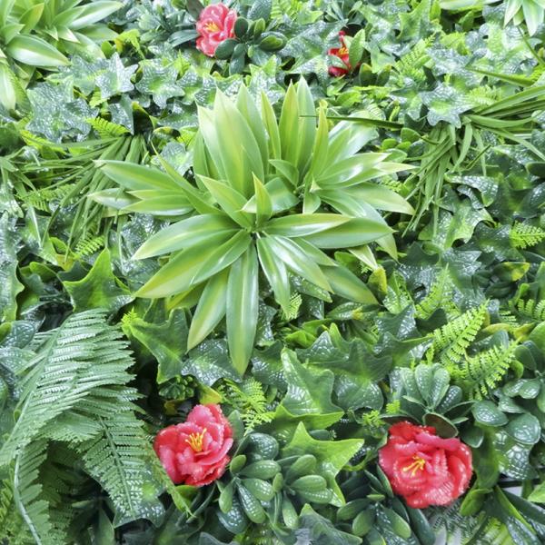 Greenery Fence Artificial Grass Walls Panels 2*25 Faux Living Outdoor