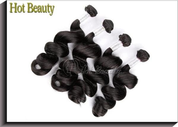 Health Peruvian Virgin Hair Loose Wave / 100g Peruvian Body Wave Hair With Unprocessed