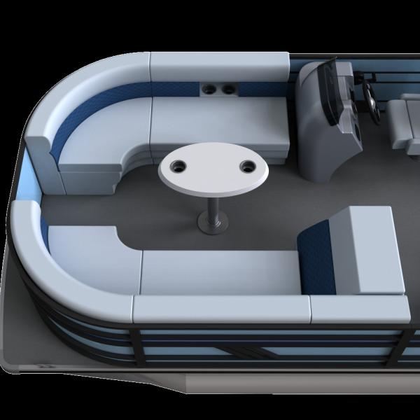 Maximiser l'expérience de navigation 7.9m Pontoon Boat Seagrass / EVA plancher 150HP Max puissance