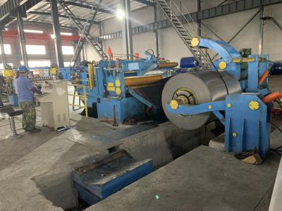 máquina de corte de aço da tira de 1500mm, precisão de alta velocidade que corta a linha