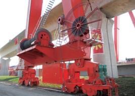 Motorized Type Flat Crane Cable , Motor-Driven Cables Reel 40m Length