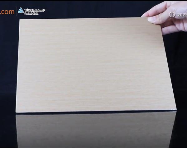 Modern Wooden Aluminum Composite Board for House Decoration 4mm or Customized Thickness