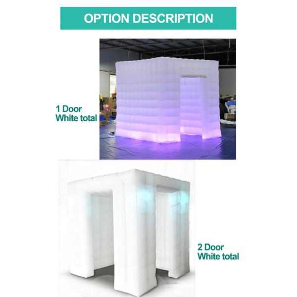 Inflatable Led 360 Photo Booth Enclosure Golden Inflatable Photo Booth With Camera