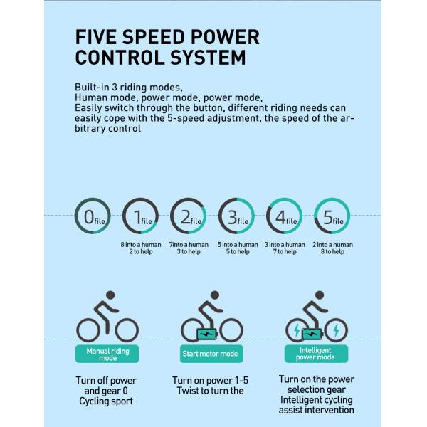 27Speed Off Road Electric Mountain Bike 26 Inch For Multiapplication