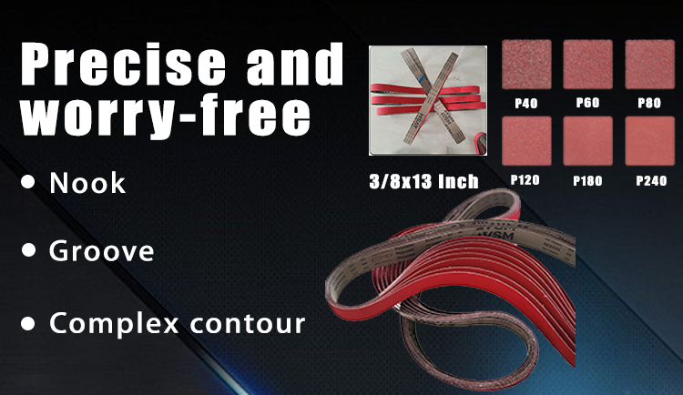 VSM850 Ceramic Sanding Belts 40 60 80 120 Grits for Belt Sanders, Metal Finishing, Rust Removal, Woodworking
