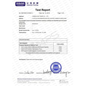 FUJIAN LEADING IMPORT AND EXPORT CO.,LTD. Сертификации