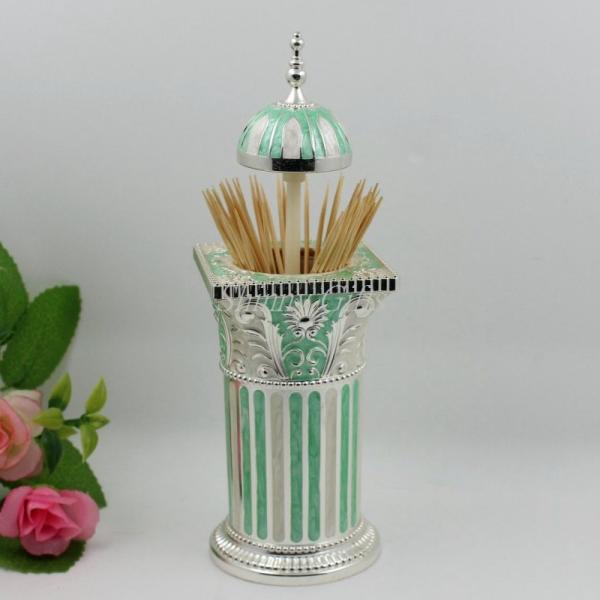 Shinny Gifts Aluminum Waterproof Case Toothpick Holder Capsule Seal Bottle Pill Box