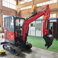 Micro construção compacta poderosa de Digger Excavator 1.35M Overall Width For