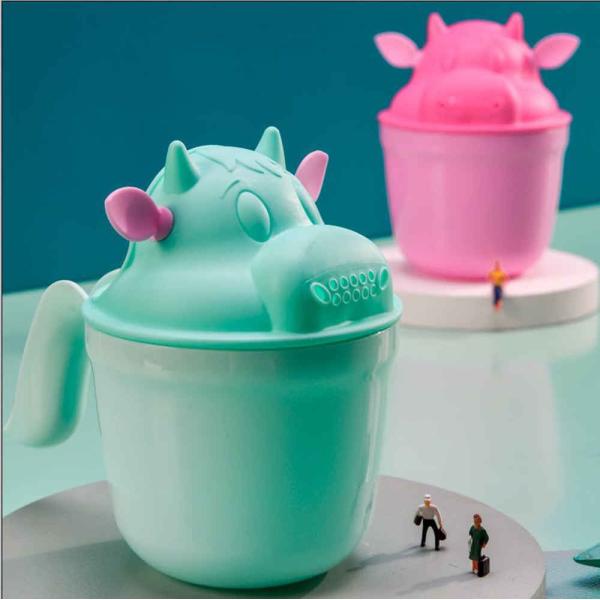 SGS Ergonomic PP Plastic Baby Shampoo Cup For Bathroom