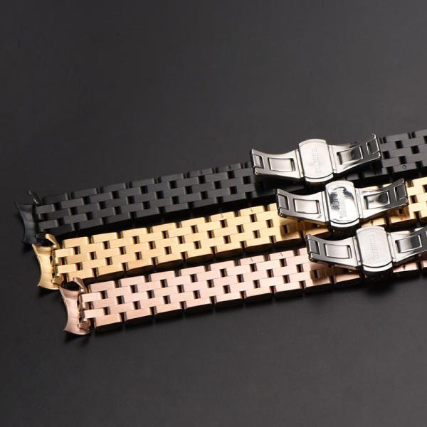 Stainless Steel WatchBand Men's Bracelet for Watches Ladies Wristwatches Butterfly Buckle 18 20 22mm Watch Strap