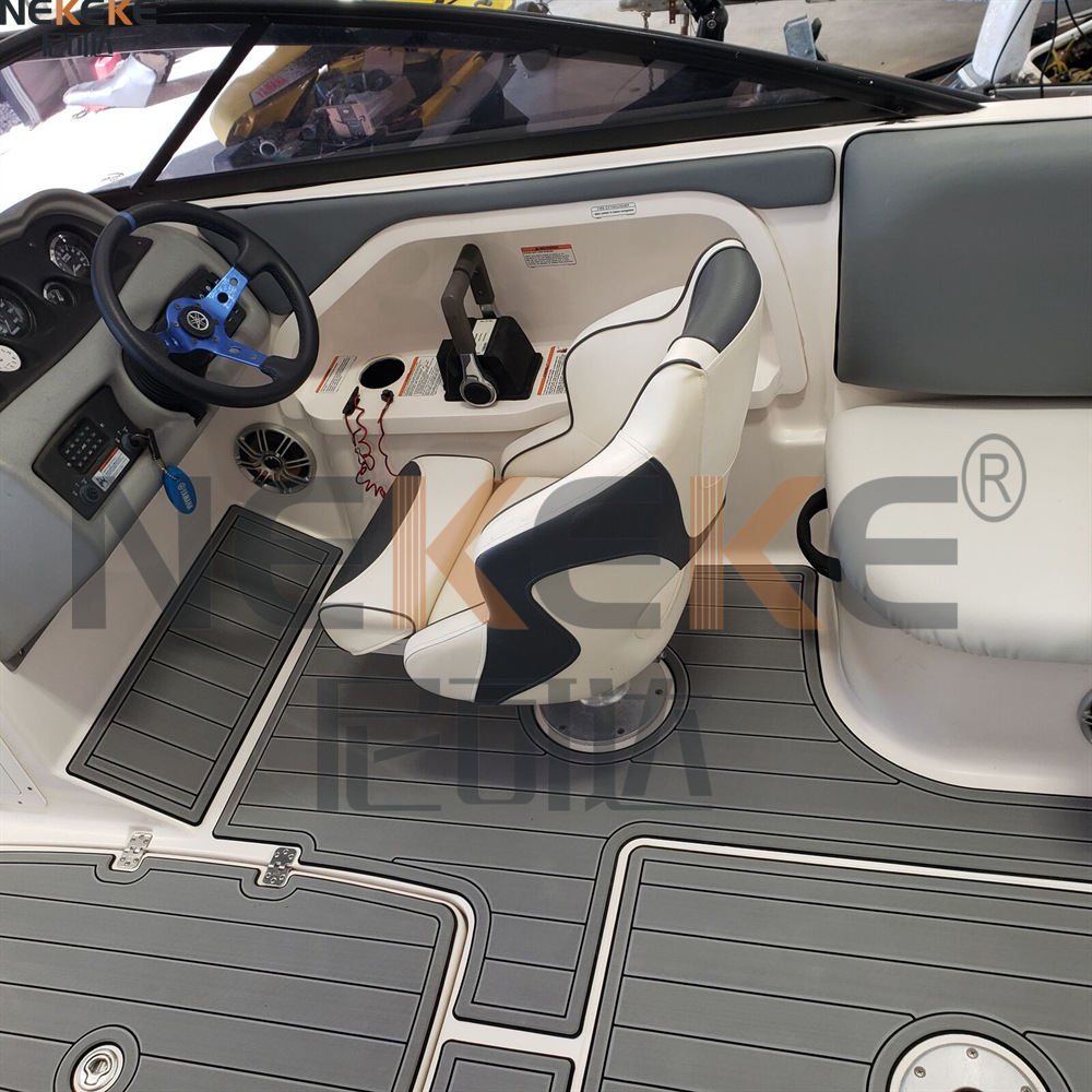 2015-2020 Yamaha 240 242 Jet Boat Swim Platform Cockpit EVA Faux Teak Deck Mat Flooring Pad