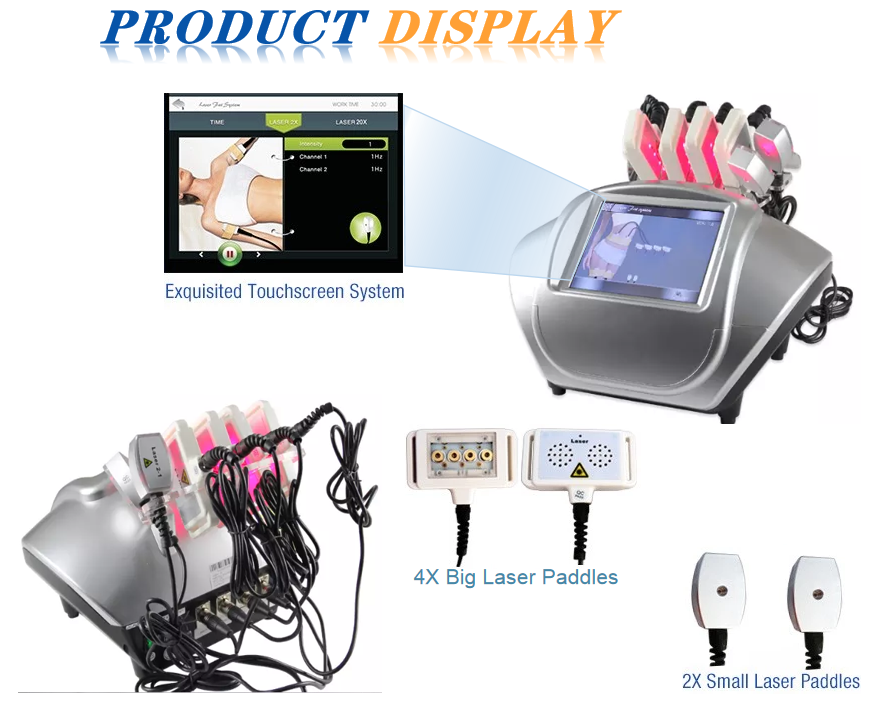 Home Body Shaping 650nm Lipo Laser Beauty Machine