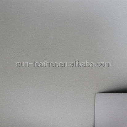 Colorful Hot Sell Cowhide Velvet PU Bonded Leather for Shoes Sofa Bed