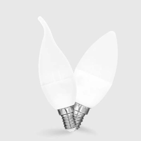 5W 6W 7W 8W C37 E27 E14 LED Lighting Bulb , LED Candle Light 3000K 6500K