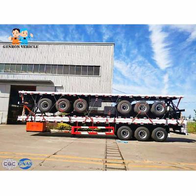 E anticorrosivo que reveste transportando o reboque de trator noun do recipiente de Q235 40ft