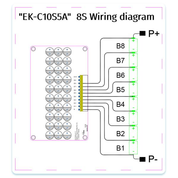Enerkey BMS 8s 9s 10s 5A Активный балансировщик Lifepo4/Lithium/Lipo/LTO батареи Активный балансировочный щит для скутера