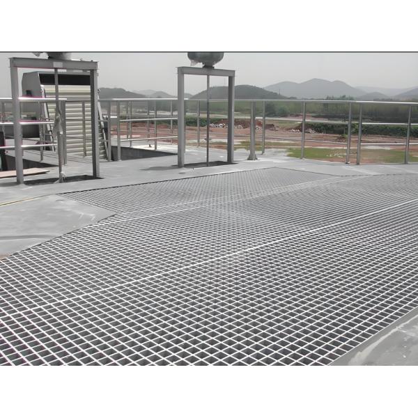 Storm Drain Trench Covers Mild Steel Checker Plate Grating Mesh with 50mm Cross Bar Pitch