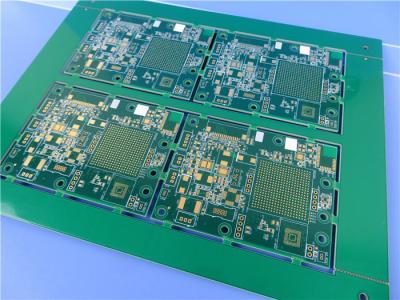 Placa de circuito do PWB da interconexão do alto densidade (HDI) construída em 14-Layer FR-4 Tg170℃ com ouro da imersão