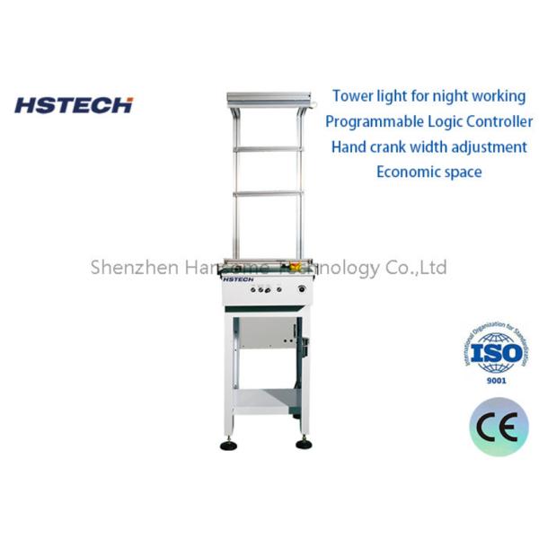 1500mm PCB Handling Equipment With ESD Green Color Work Table SMEMA Speed Adjustment