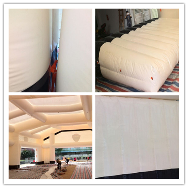 Big Emergency Inflatable Tent 25m x 15m With Fire Proof Oxford Cloth