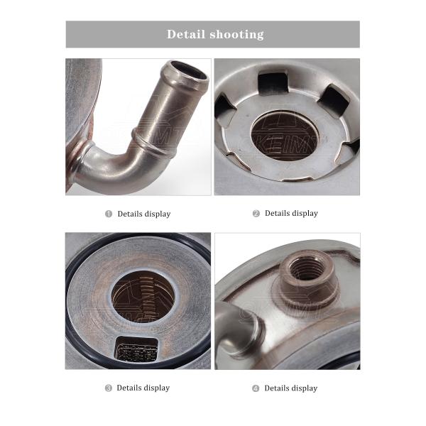 Una base más fresca 123910-33010 12391033011 de aceite de Yanmar 4TNE106T