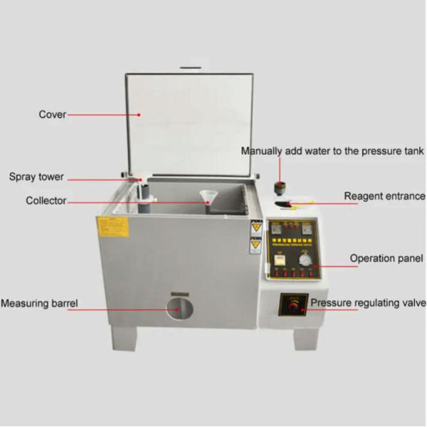 1-Year Continuous Corrosion Cabinet 220V Salt Fog Test Chamber For Salt Spray Testing
