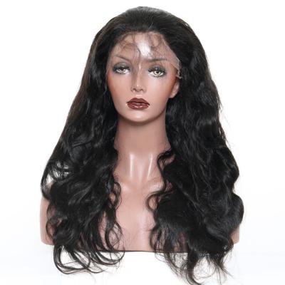 Cabelo natural macio do indiano da cor de 150 perucas da parte dianteira do laço do cabelo humano da densidade