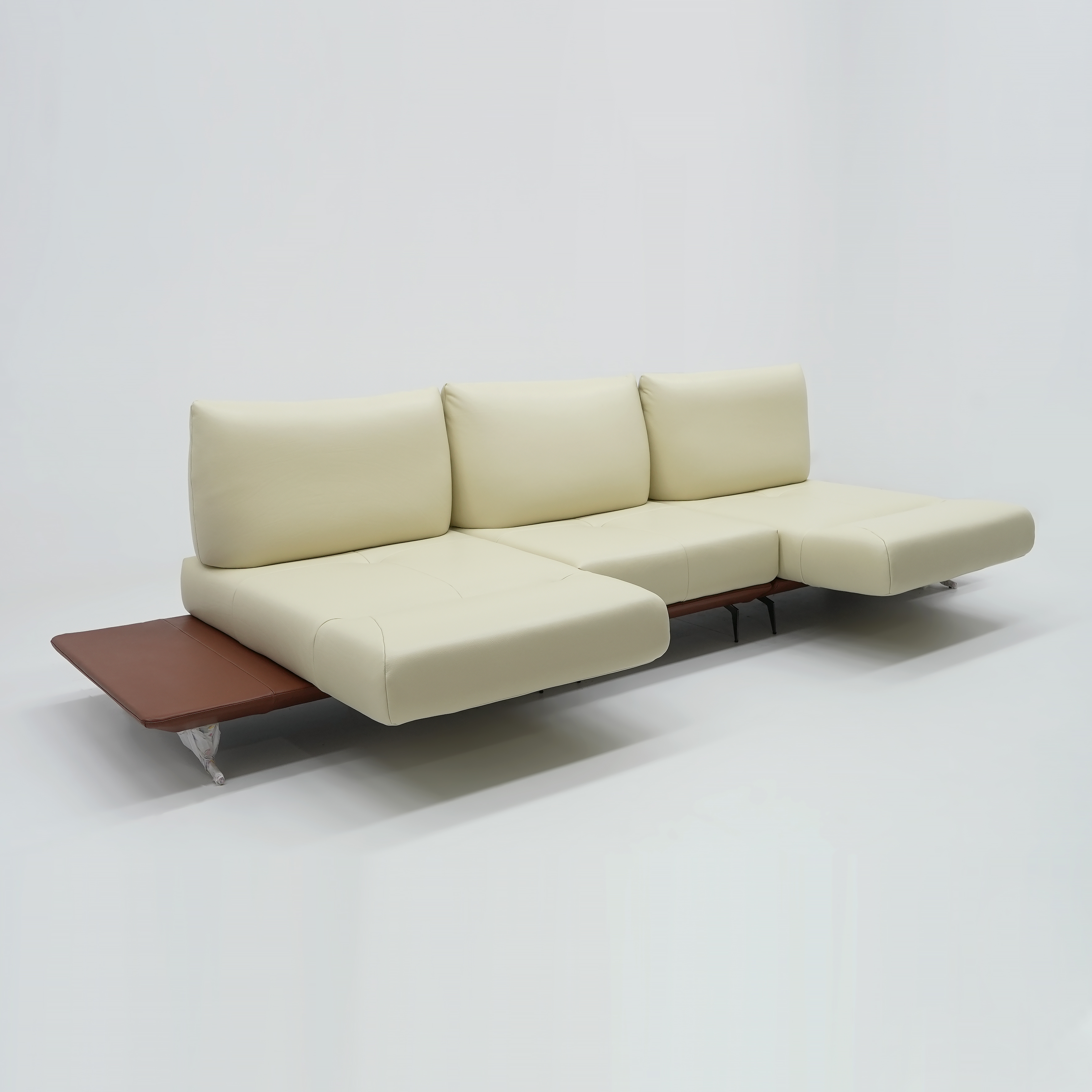 Luxury Style Dual Directional Sofa Rotating Seat Sofa For Modern Living Room