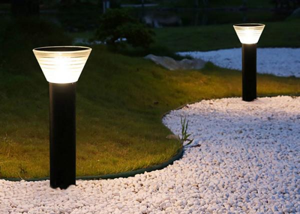 Pillar 60cm Solar Lawn Lights 5m2 - 10m2 Minimalist Style 6400mAh