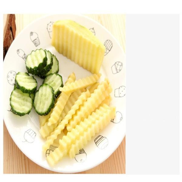 Stainless Steel Crinkle Knife Multifunction Wavy Blade Vegetable Slicer Kitchen Tools