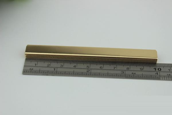 Handbag metal fittings 100 mm length light gold decorative bag corner protector