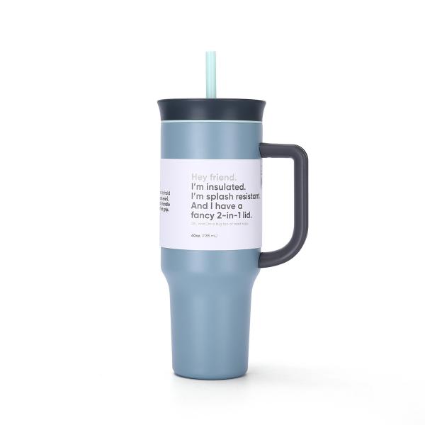 Kitchen Essential Portable Water Cup with 40oz Capacity Made of 304 Stainless Steel