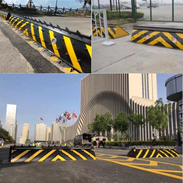 Barricada hidráulica impermeable del camino del acero RS485 de IP68 A3