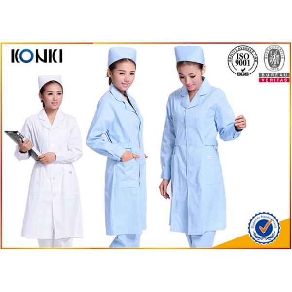 Hospital Pure Color Nurse Scrubs Uniforms For Healthcare Adults
