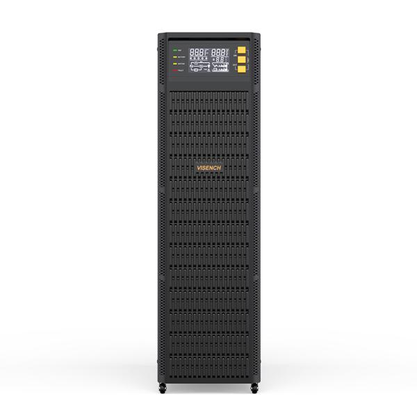 Visench OEM ODM 10KVA/9000W 3 Phase 0ms Transfer Pure Sine Wave 10000VA Online Industrial UPS Uninterrupted Power Supply