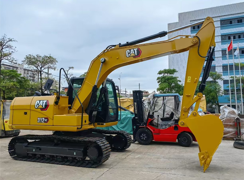 12 тонн CAT 312 экскаватор Использованный гидравлический копальщик для продажи