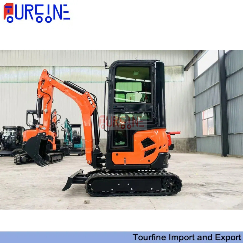 1.8 Ton 0.04CBM Crawler Mini Excavator Machine For Farming And Construction