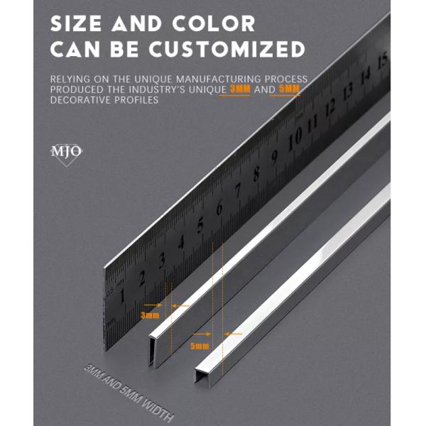 ISO ASTM U Profile Polish Stainless Steel For Decoration 0.25mm - 3mm Thick