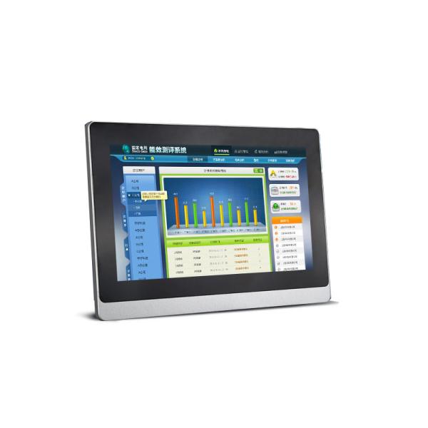 Monitoreo de pantalla táctil industrial capacitiva/resistiva 27 pulgadas DC12 voltios panel de pared incorporado montado pantalla táctil