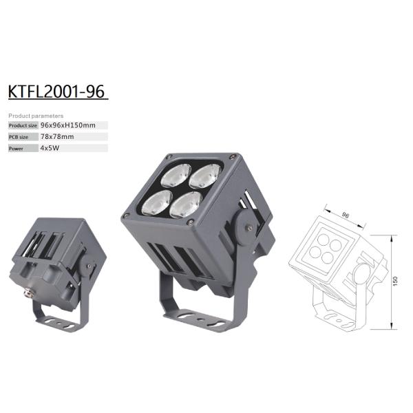 100W 120W Led Wall Washer Lumières extérieures architecturales extérieures Wall Wash Lighting