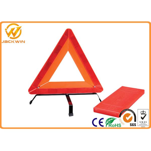 ECE R27 Reflective Warning Triangle , Car Emergency Advance Warning Triangle