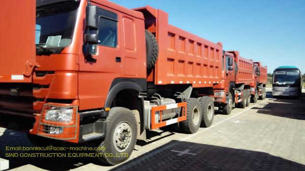 Manual Heavy Dump Truck Philippines Sinotruk New Howo EURO 3 Emission