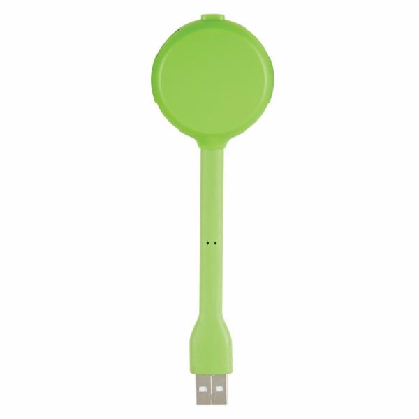 PVC Shell Curved At Any Angle 4 Port USB 2.0 HUB With LED Light