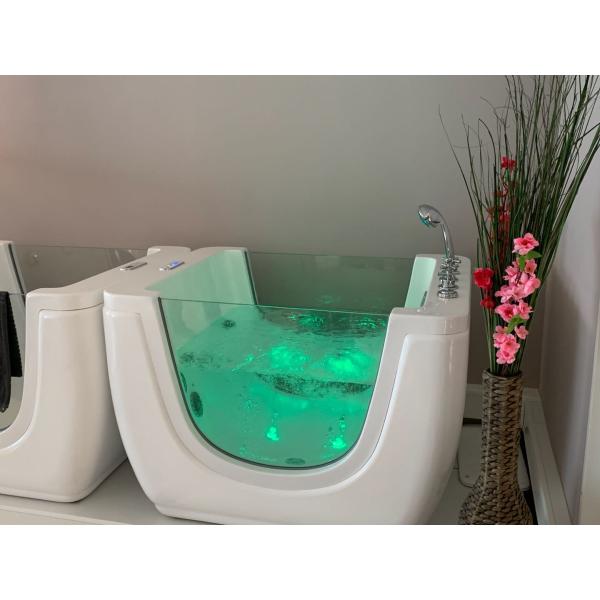 1100x850x900mm Baby Spa Whirlpool Bath Tub Faucet With Led Light