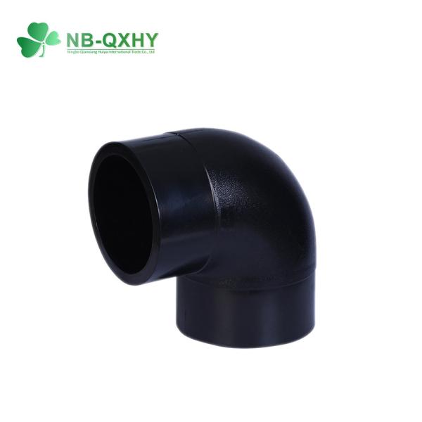 QX HDPE 90 Degree Elbow Pipe Fitting for Water Supply 20mm to 355mm Made