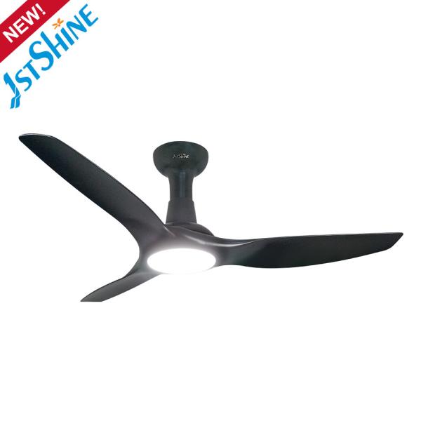 Ventilador de teto de lâmina ABS de 52 polegadas com luz LED e função de economia de energia